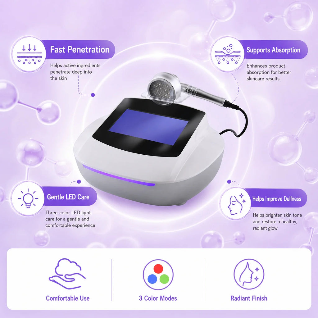 LED Light Wave Vacuum Beauty Device for Body Care