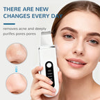 Ultrasonic Skin Scrubber Facial Spatula 4-in-1 Cleaner