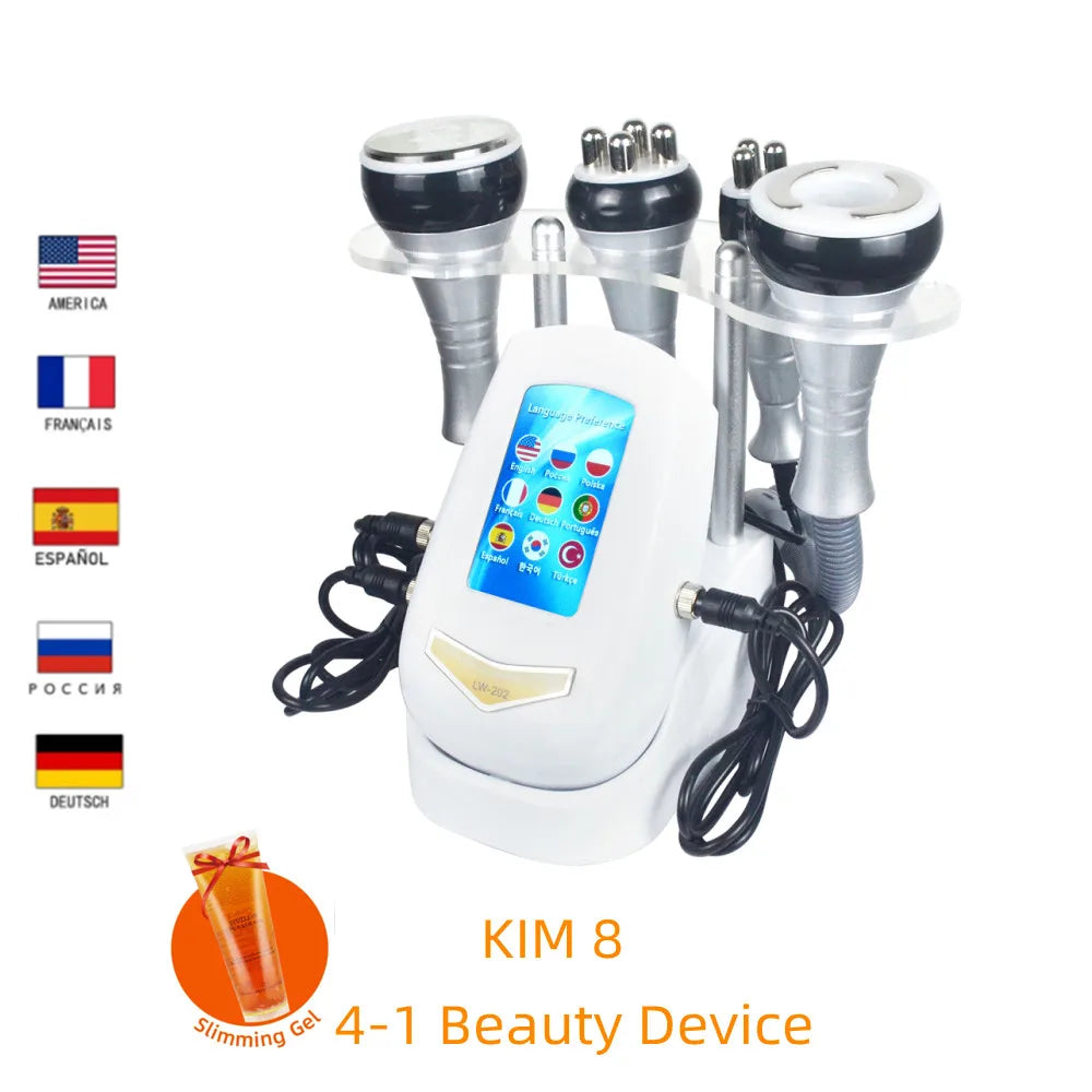 4-in-1 Ultrasonic Cavitation RF Vacuum Body Shaper