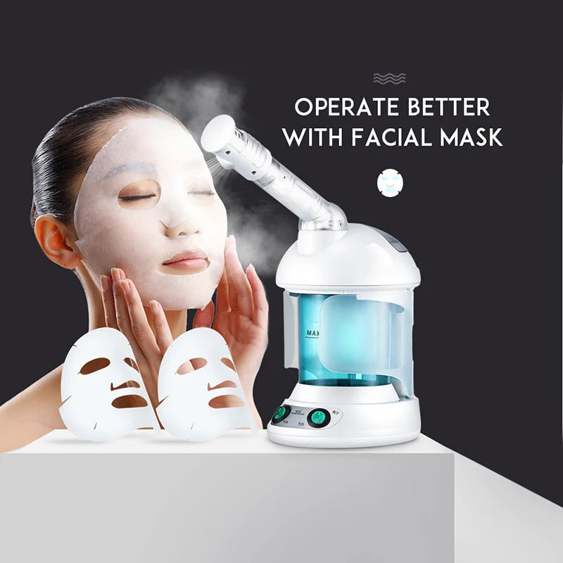 Portable Ionic Facial Steamer for Deep Hydration